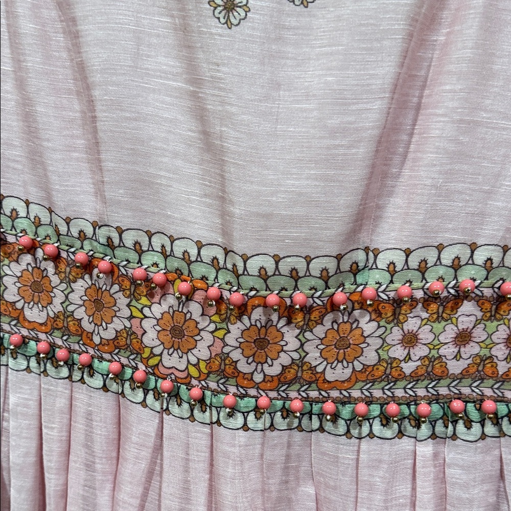 Zimmermann Kaleidoscope Bell Sleeve Gown Leo Zodiac Maxi Dress - Picture 9 of 13